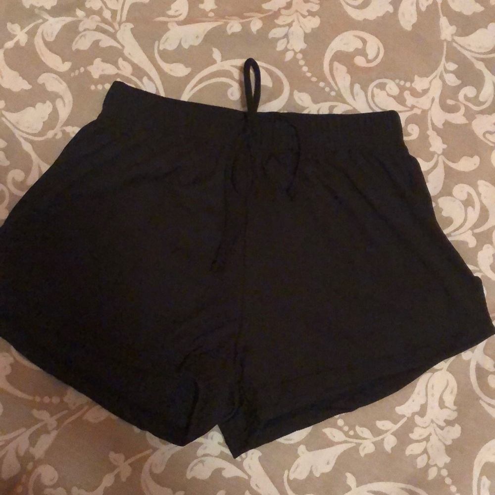 Tie front bikini shorts